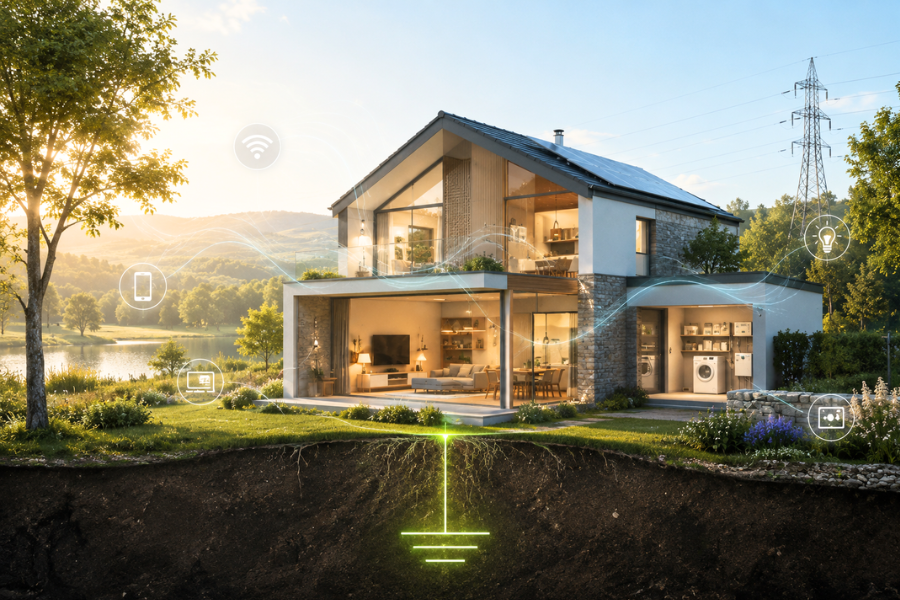 Installation électrique d'une maison et connexion à la terre